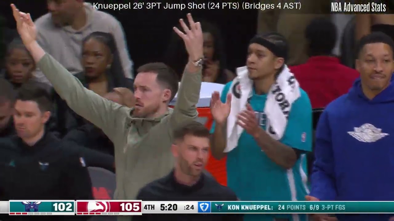 Kon Knueppel Full Highlights Charlotte Hornets vs Atlanta Hawks Nov 23, 2025