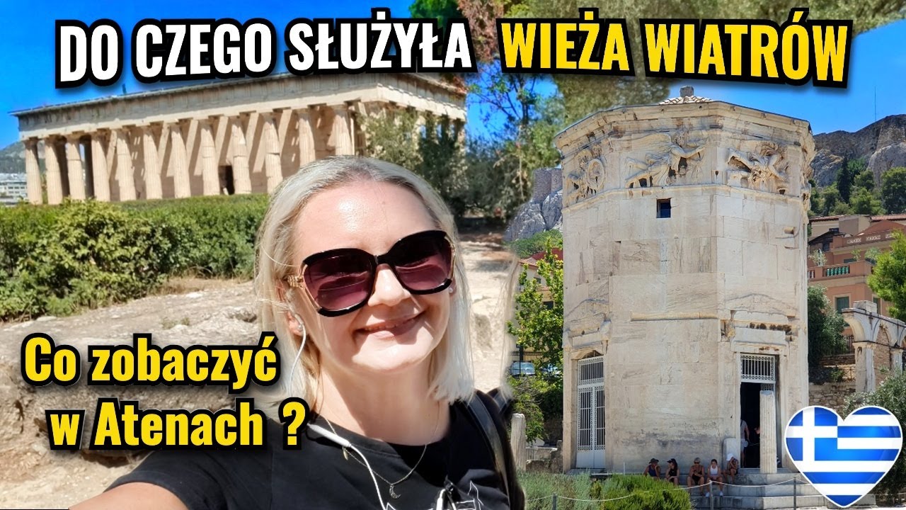 Grecja: Tajemnicza Wieża Wiatr&oacute;w i Hefajstejon 🏛 Odkrywamy starożytne Ateny! 🇬🇷 odc.255
