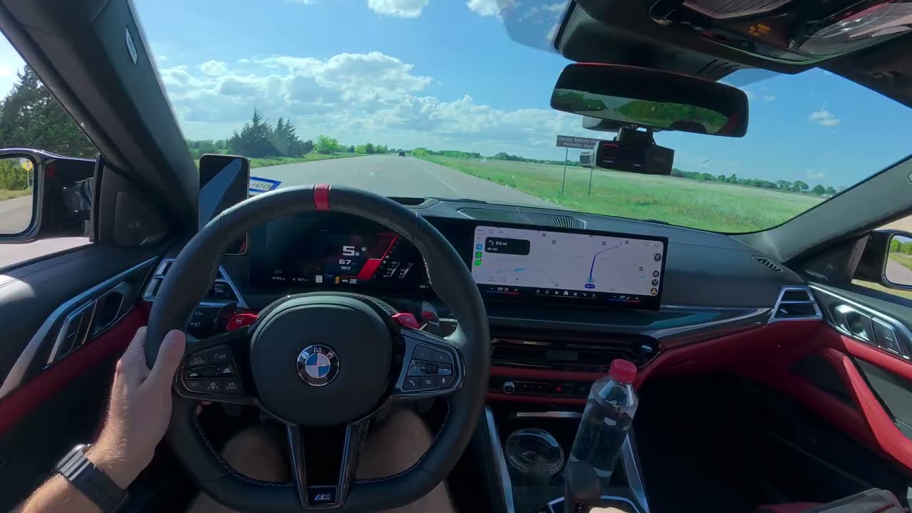 750HP BMW M4 POV - Spirited Texas Backroad Run (Pure Driving Vibes)