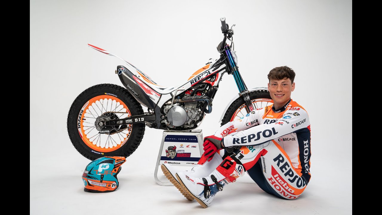 La gran preparación de Gabriel Marcelli como piloto oficial Montesa Honda y compañero de Toni Bou