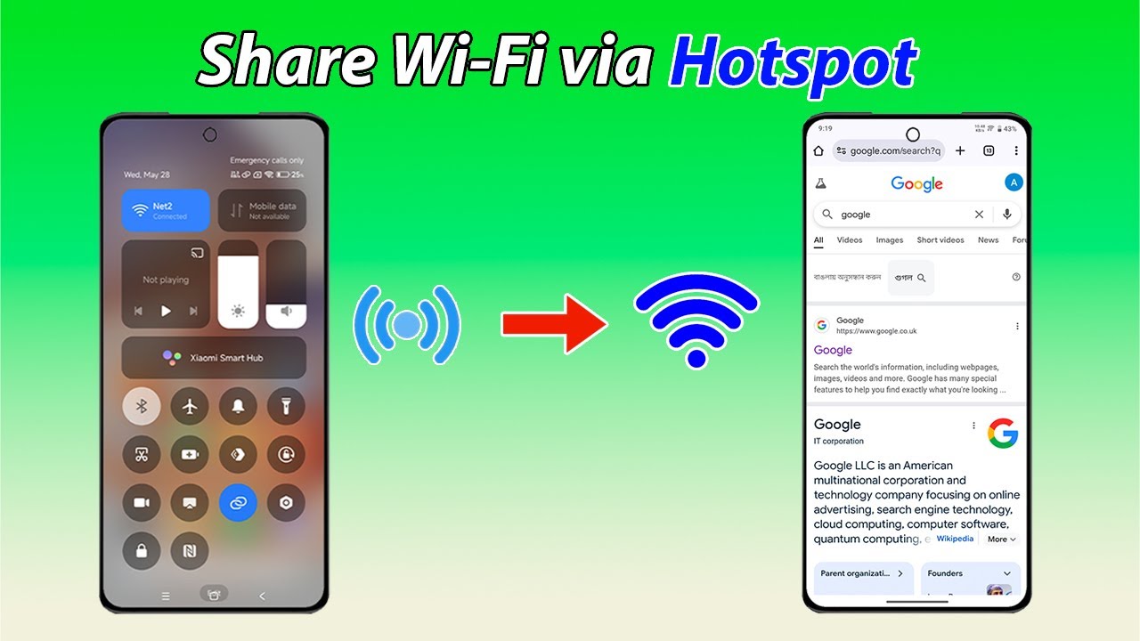 How to share wifi from mobile to mobile