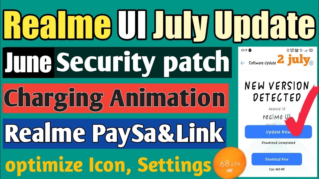 Realme ui july Update||Realme os Update 2020|realme xt   Software Update C.05