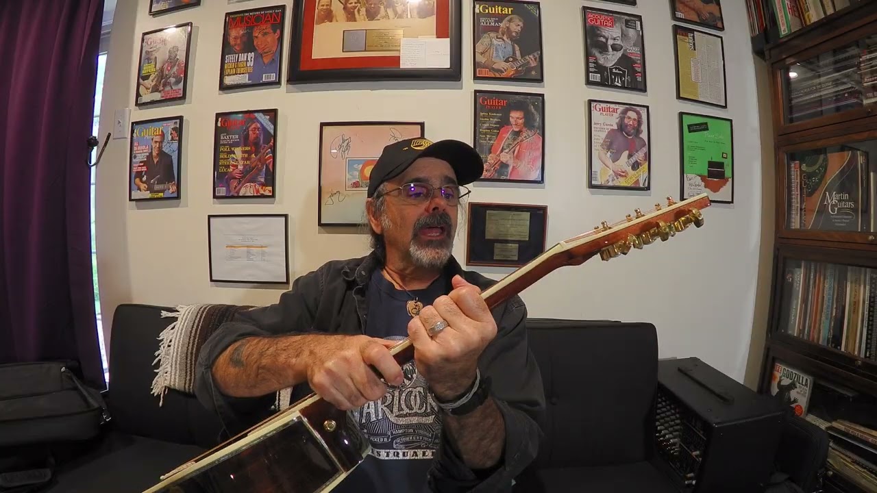Chinese replica of a Martin D 45 guitar Demo