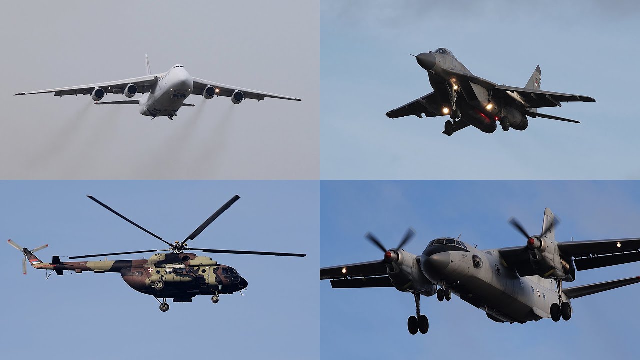 Spotting at Batajnica Airport, Serbian main military airbase - H2 2025 (4K)