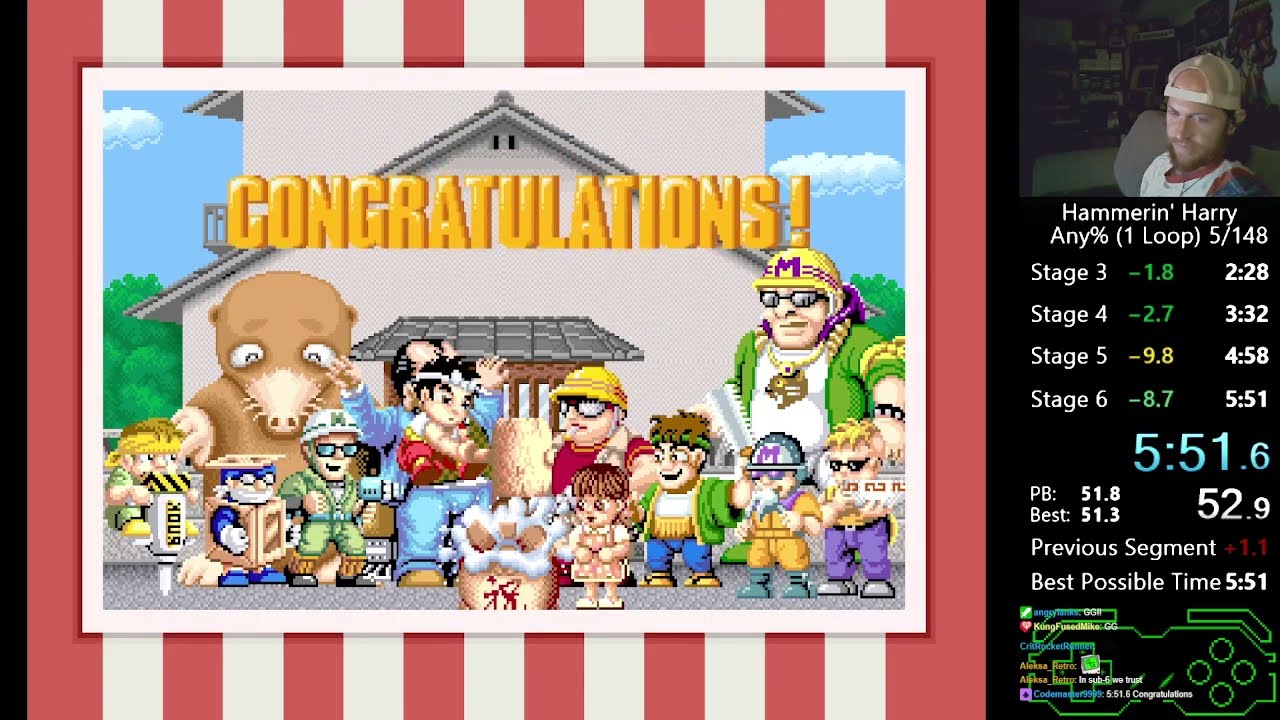 Hammerin' Harry (Arcade) 1CC 5:50