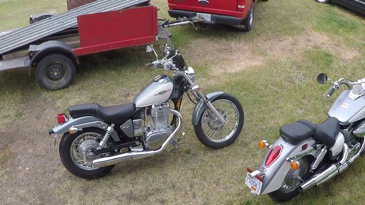 Suzuki s40 650/ Honda shadow 750 comparison