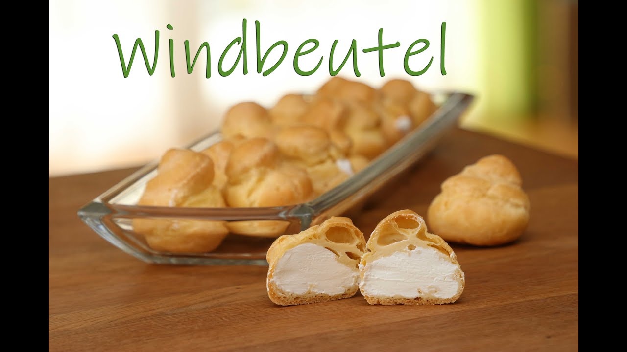 Windbeutel Rezept/ Brandteig/ Profitroles /RECIPE cream puff /einfach lecker