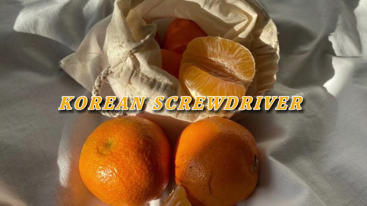 Korean Screwdriver | Cocktail&rsquo;s PICK❕