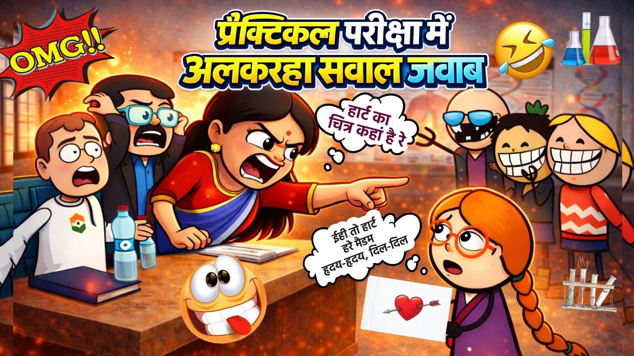 12 वीं प्रैक्टिकल परीक्षा के लफड़ा 😳🤣 | CG Comedy Video 2026| Mr. Toonwala