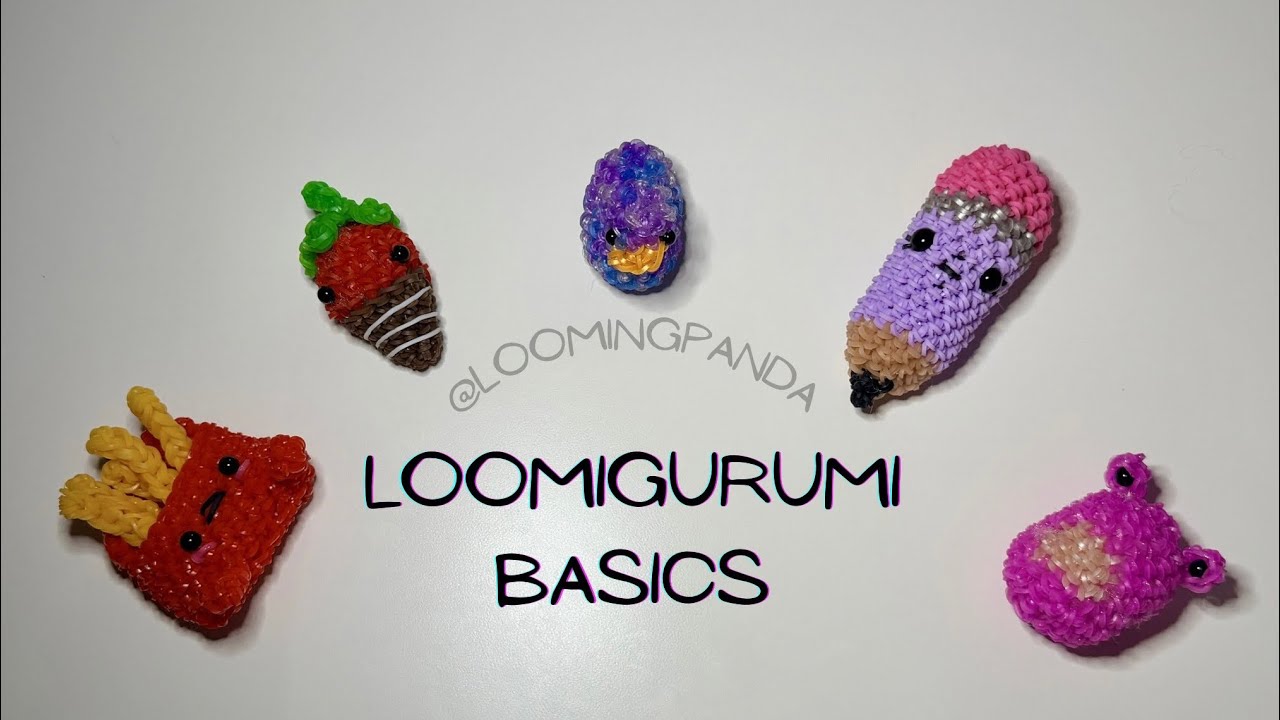 Loomigurumi basics! (FOR BEGINNERS!) #rainbowloom #loom #tutorial 