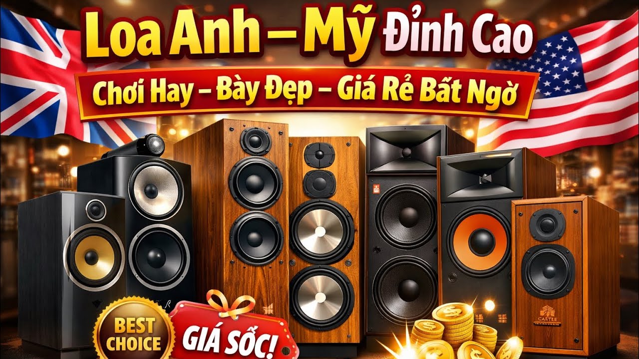 Loa Anh &ndash; Mỹ Đỉnh Cao | Chơi Hay &ndash; B&agrave;y Đẹp &ndash; Gi&aacute; Rẻ Bất Ngờ