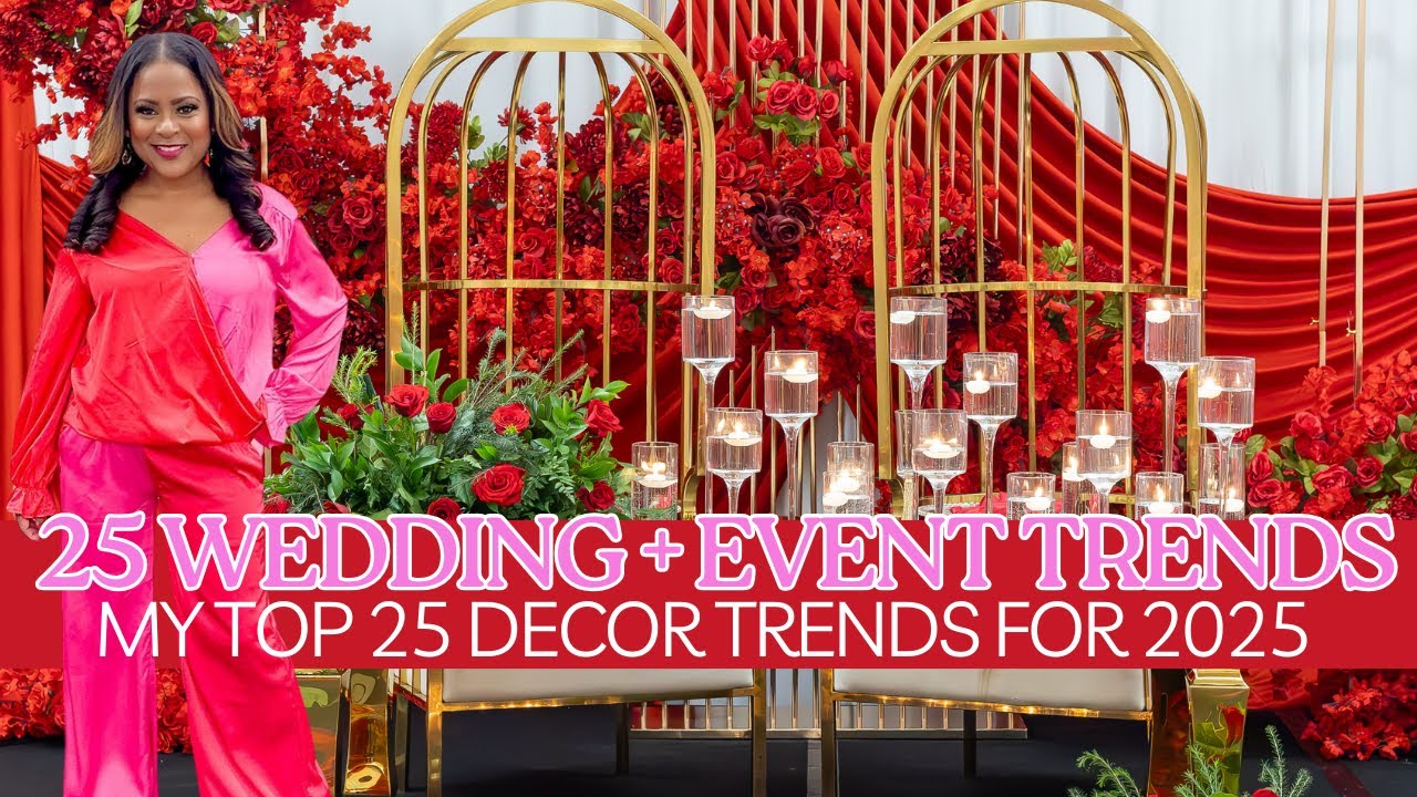 25 WEDDING and EVENT TRENDS in 2025| BACKDROPS + DIY WEDDING DECOR| LIVING LUXURIOUSLY FOR LESS