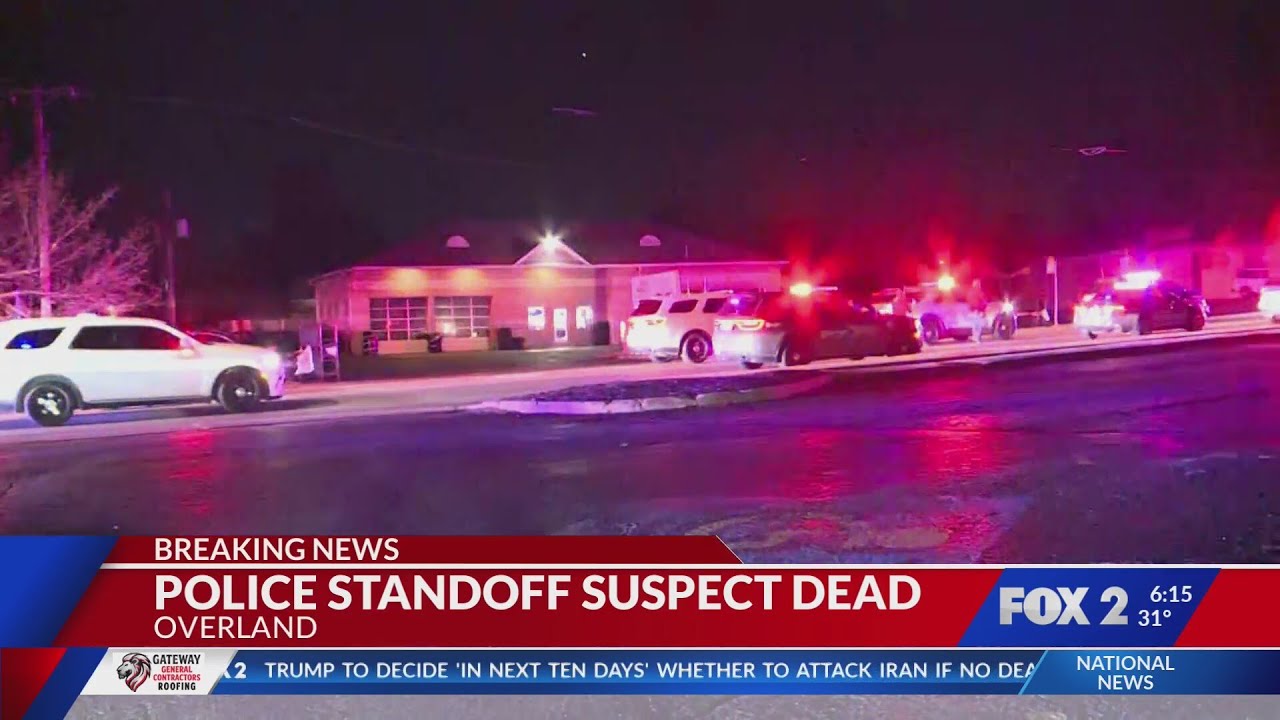 Suspect found dead after overnight police standoff in Overland