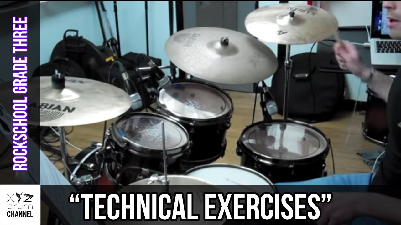 Rockschool Grade 3 Technical Exercises @ Dunx Drum School