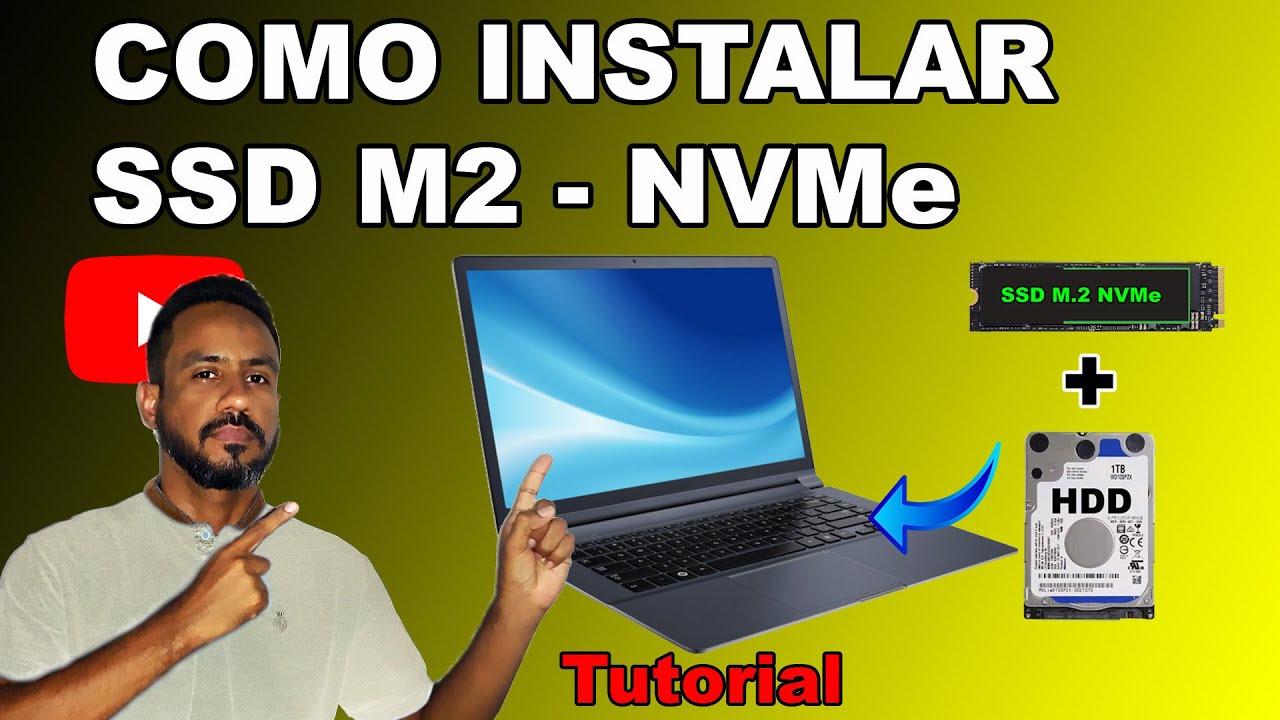 Como instalar SSD M2 - NVMe sem remover HD no seu Notebook (Tutorial Completo 2022)
