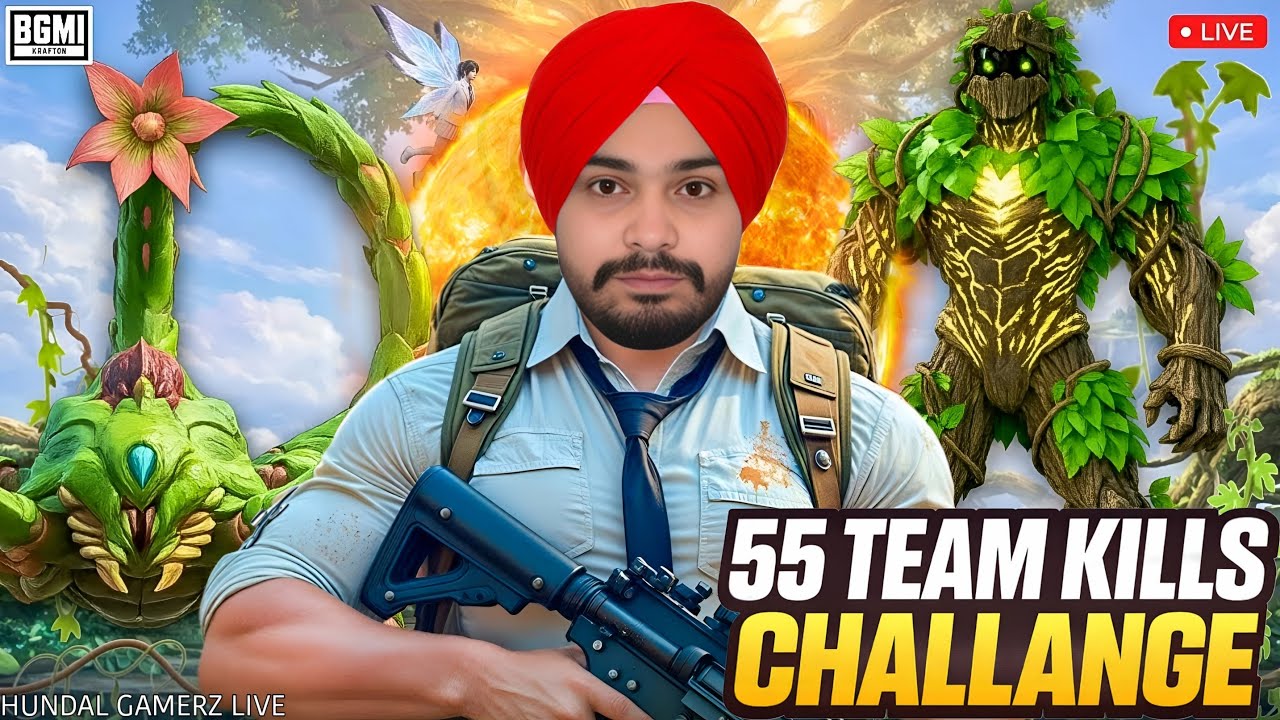 55 TEAM KILLS CHALLANGE 😈| 60 MEMBERSHIP GIFT🎁| BGMI LIVE NEW EVENT🔥 #shortsstream #shortslive #live