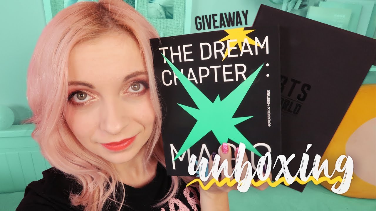 Otwieram albumy BTS i TXT! UNBOXING + ROZDANIE