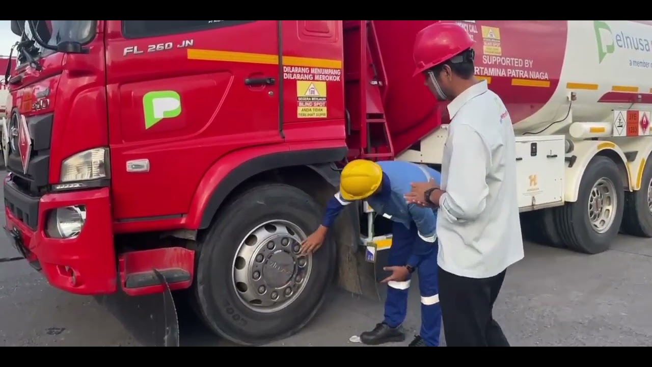 PRE TRIP INSPECTION Mobil Tangki Elnusa Petrofin FT Sei Siak
