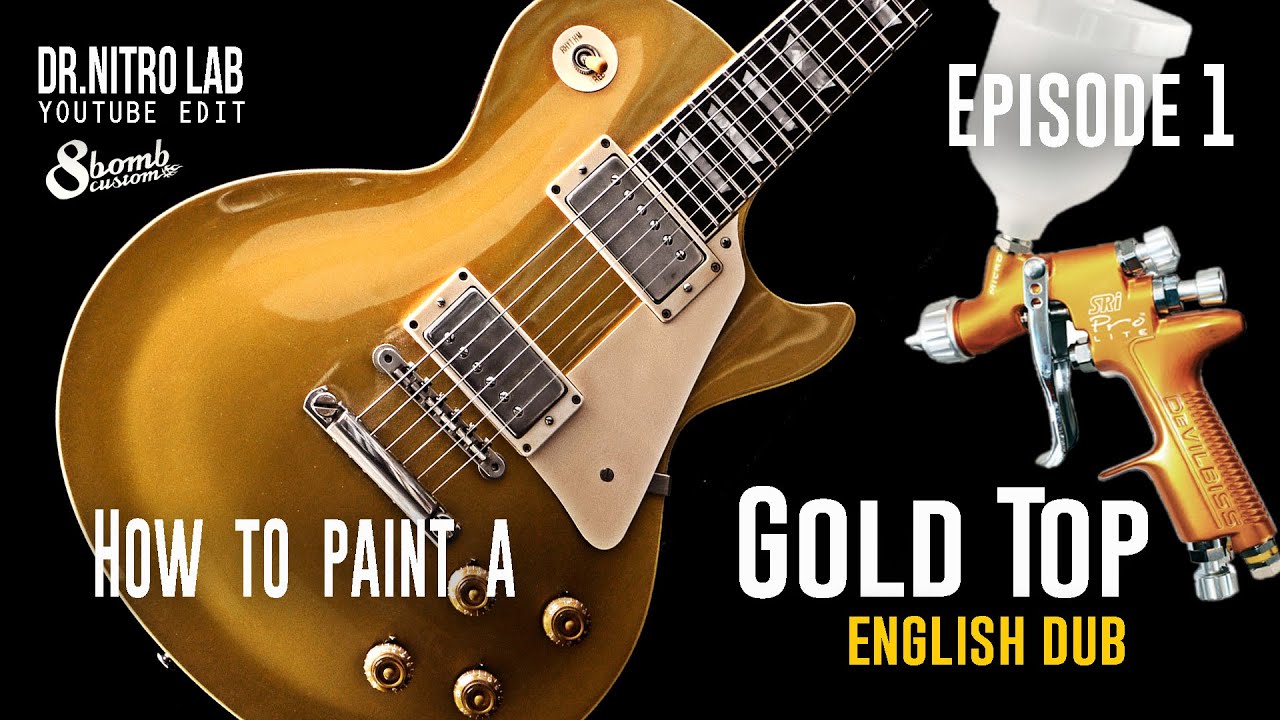 How to paint GOLD TOP Les Paul