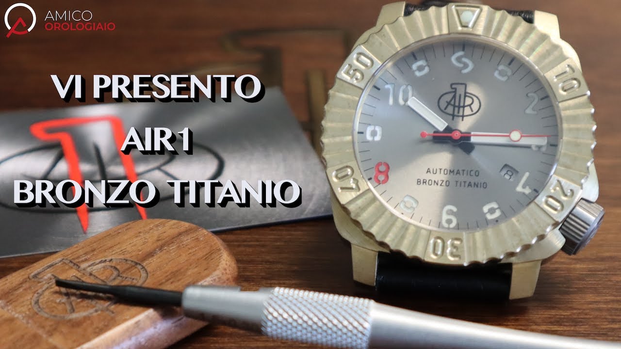 VI PRESENTO AIR1 BRONZO TITANIO #orologi #orologiodapolso #orologidilusso