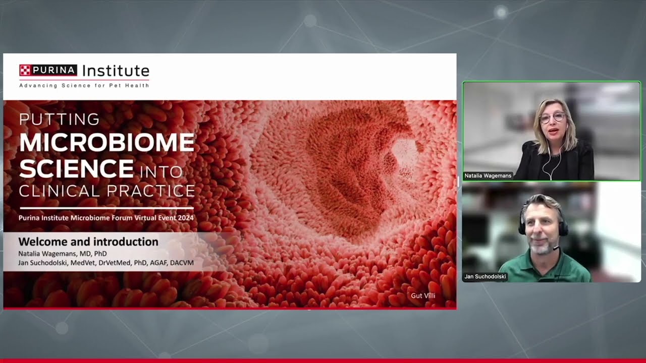 Purina Institute Microbiome Forum 2025 - Day 2 Introduction - Natalia Wagemans, Jan Suchodolski