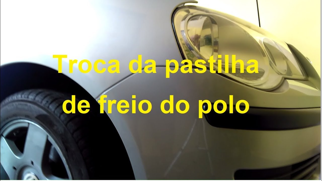 troca da pastilha de freio do polo, simples e fácil