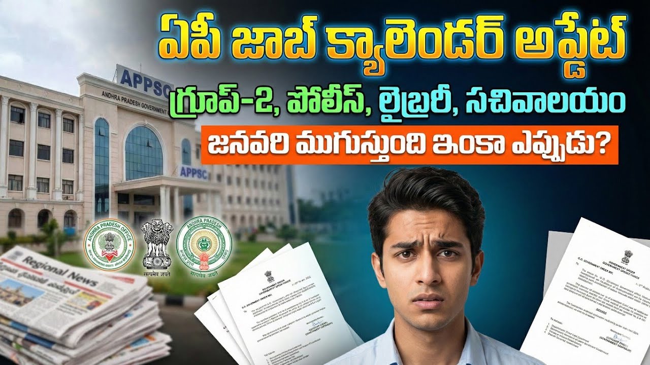 💥ఏపీ జాబ్ క్యాలెండర్ 2026| ap job calendar latest update today| rk tutorial 