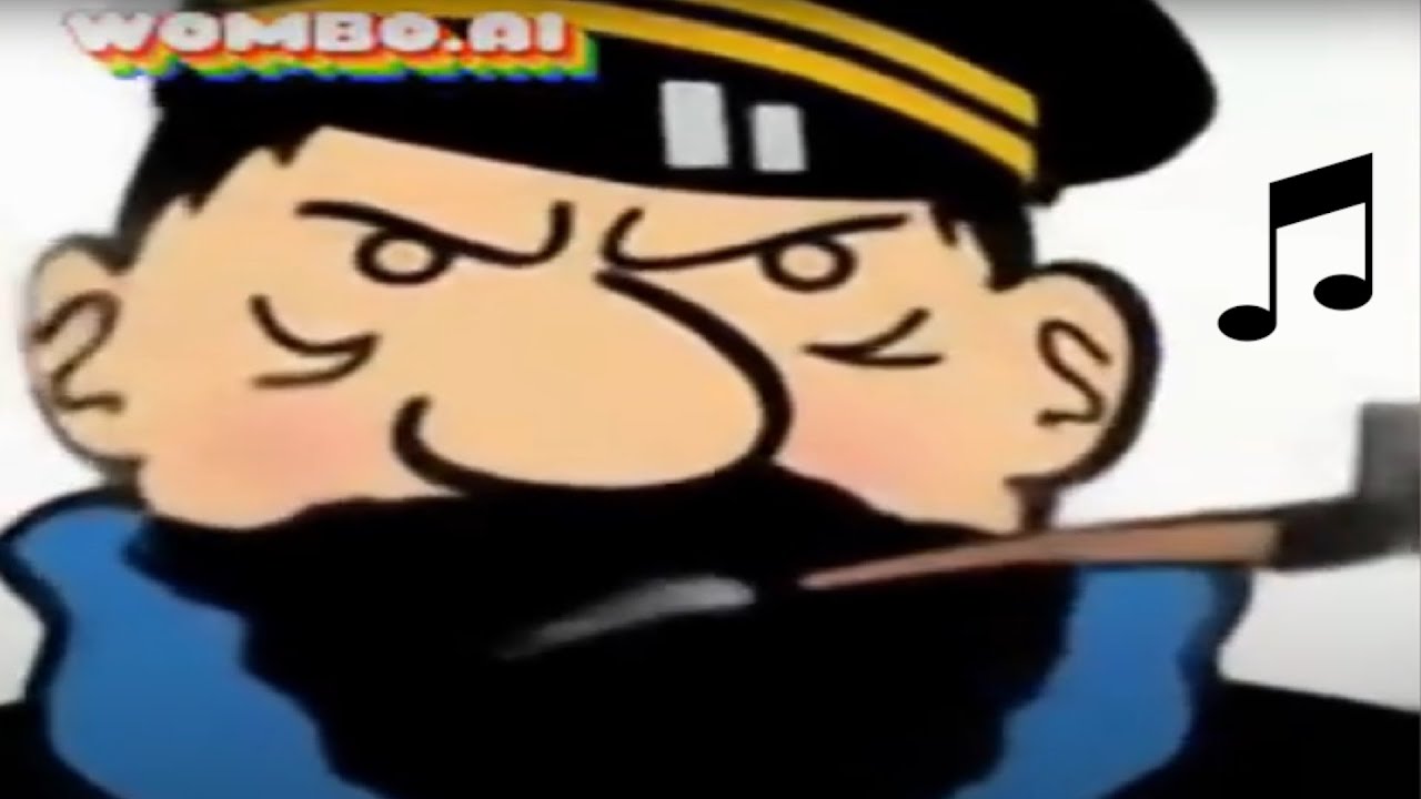 Captain Archibald Haddock sings - Wellerman | Wombo AI