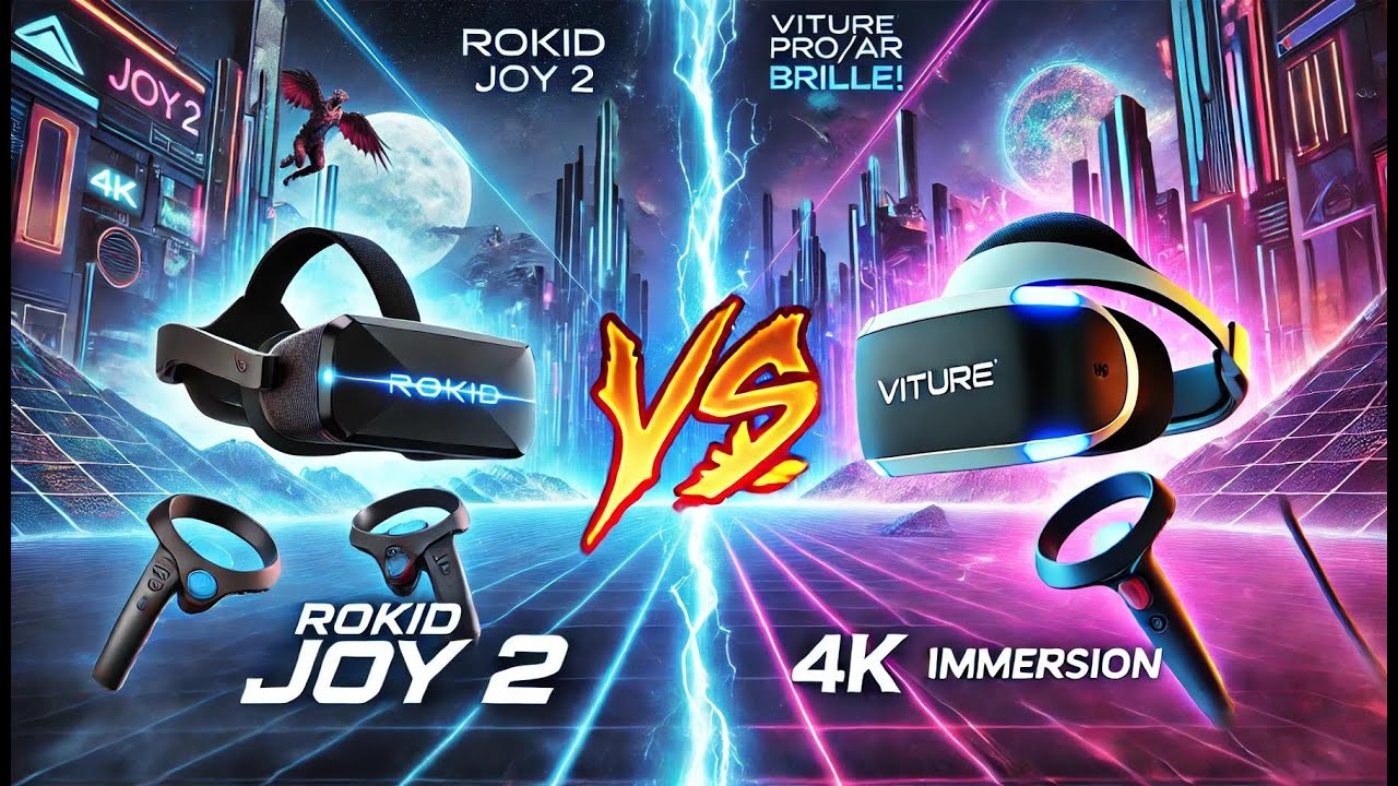 VR Brillen  - Vergleich - ROKID  joy 2 vs. VITURE Pro XR/AR Brille