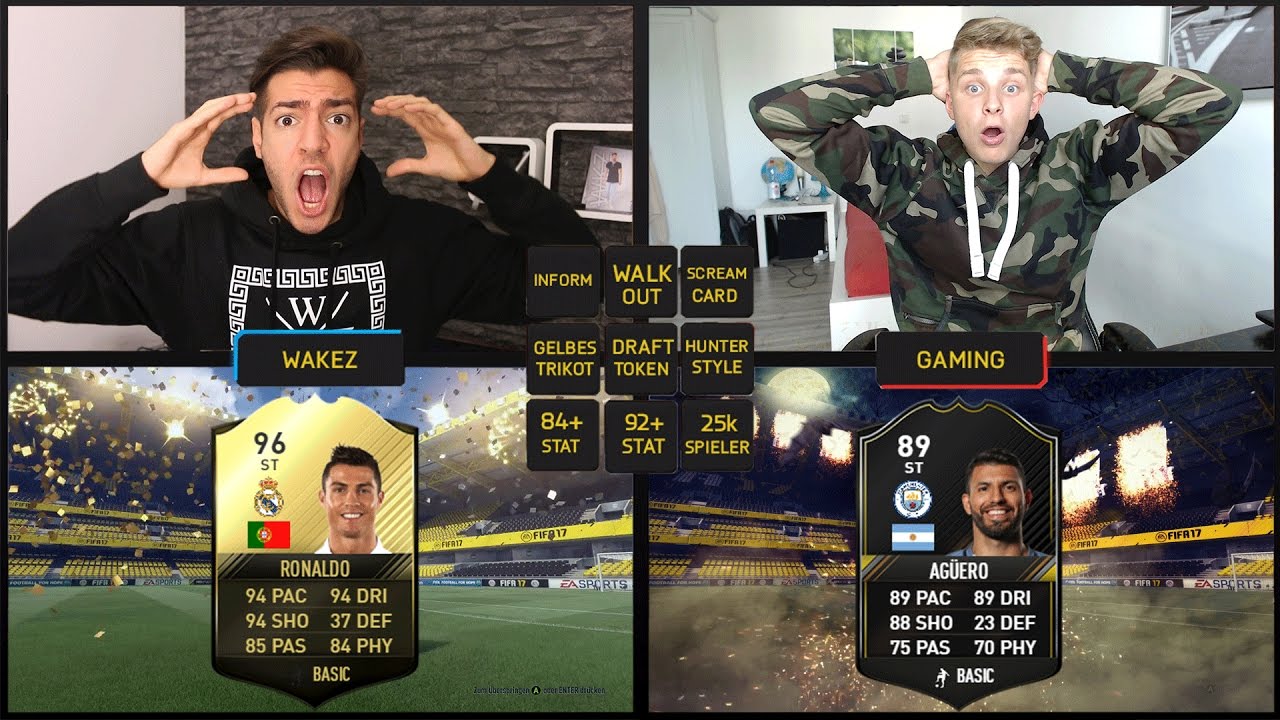 FIFA 17 BEST PACK OPENING FIFA BINGO 😲😱 !! 2x WALKOUT + INFORM in PACKS !! FIFAGAMING vs WAKEZ