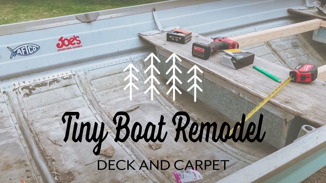 Jon Boat to Bass Boat, Deck and Carpet - Episode 12