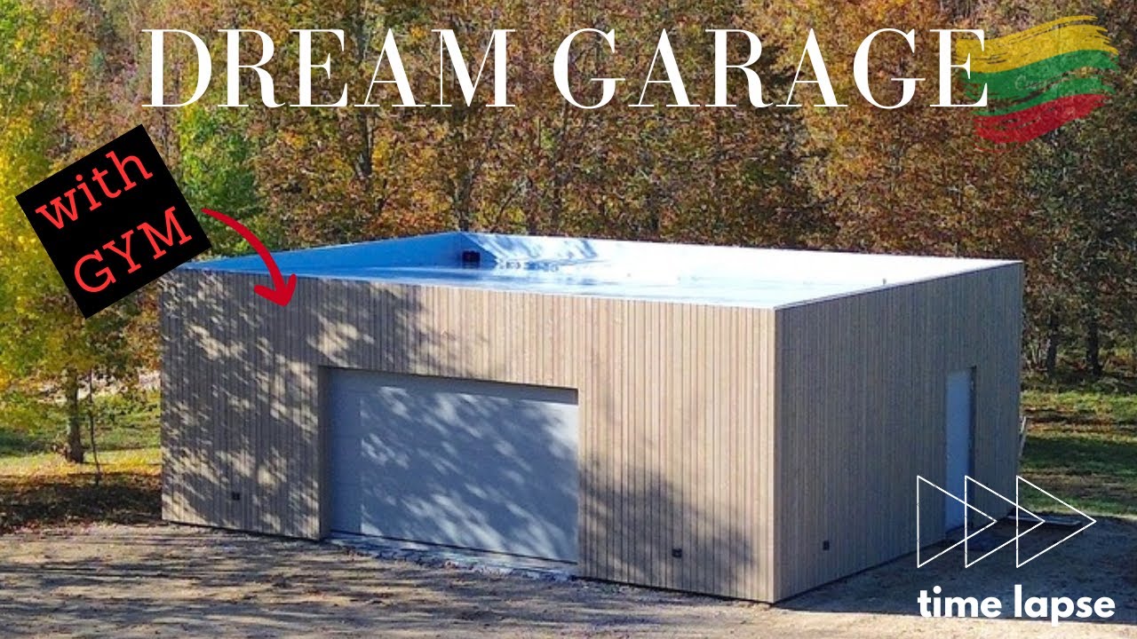 Building a Dream Garage | TIMELAPSE | Start to Finish
