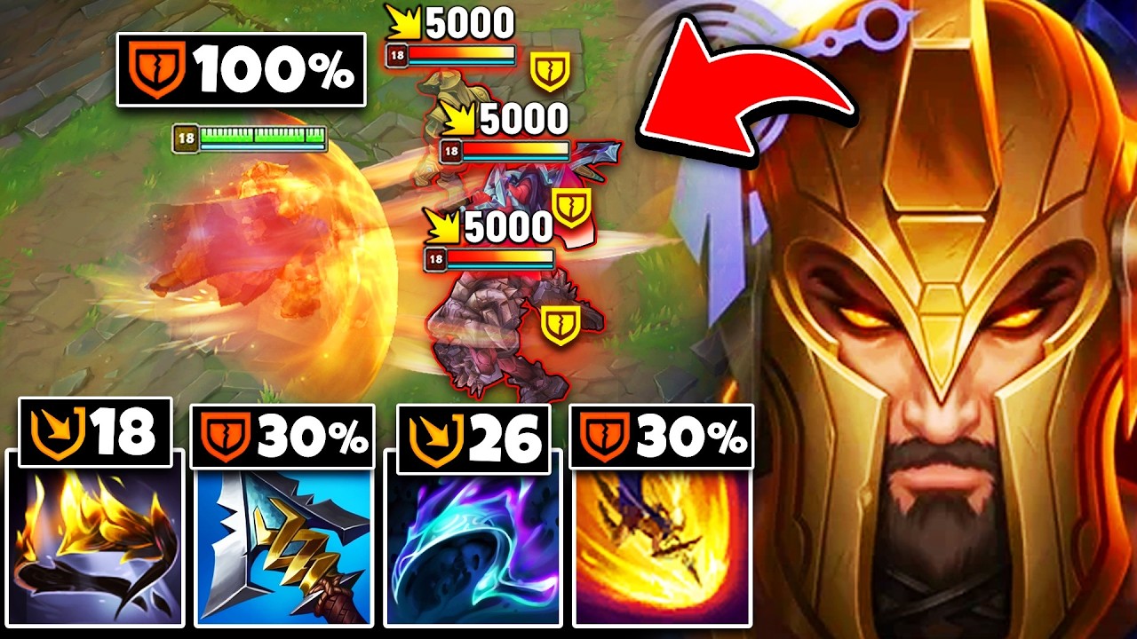 Pantheon but I have 100% armor pen and can one shot anything (TRUE DAMAGE SPEARS)