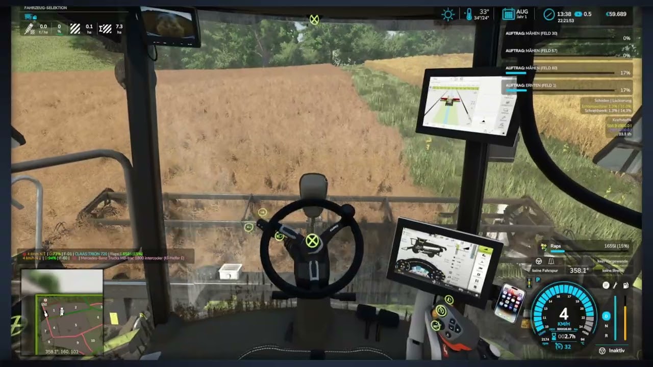 S01#13  LS25 Oberschwaben wir sind immer noch fleißig in den lohnäufträge unterstützt vom Helfer