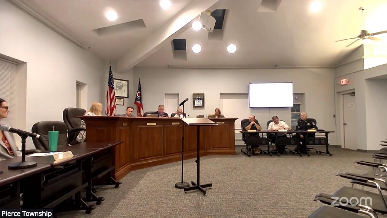 March 11, 2026 Regular Meeting of the Pierce Township Board of Trustees