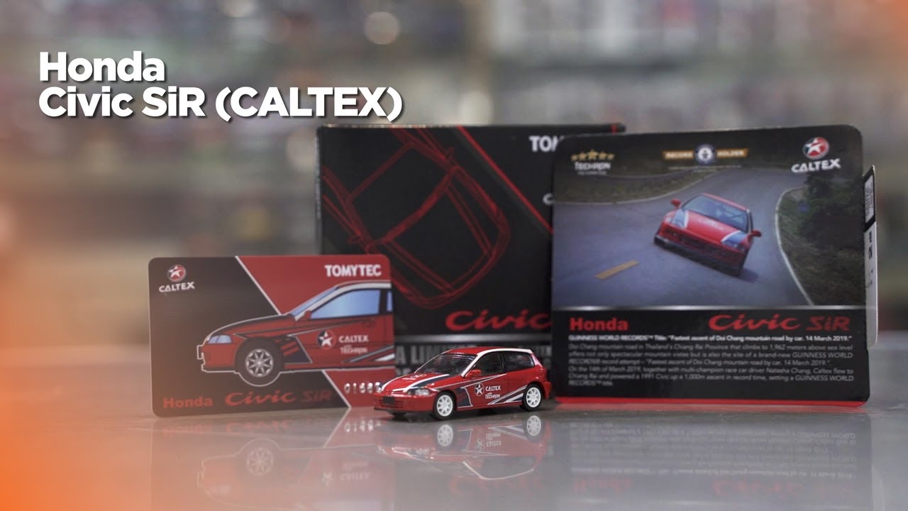 [TOMICA LIMITED VINTAGE NEO] TLVN HONDA CIVIC SiR (CALTEX)トミカ