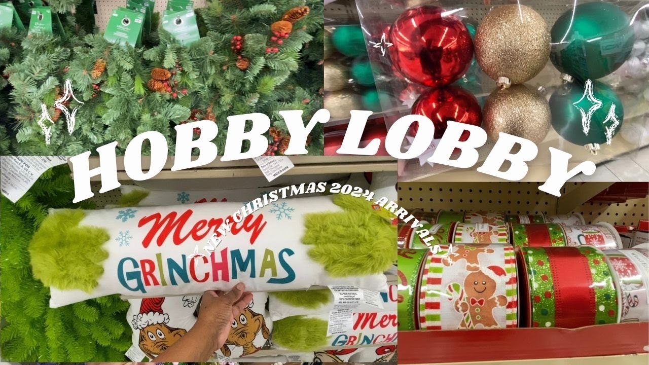 NEW CHRISTMAS 2024 ARRIVALS HOBBY LOBBY | 2024 HOBBY LOBBY SHOP WITH ME