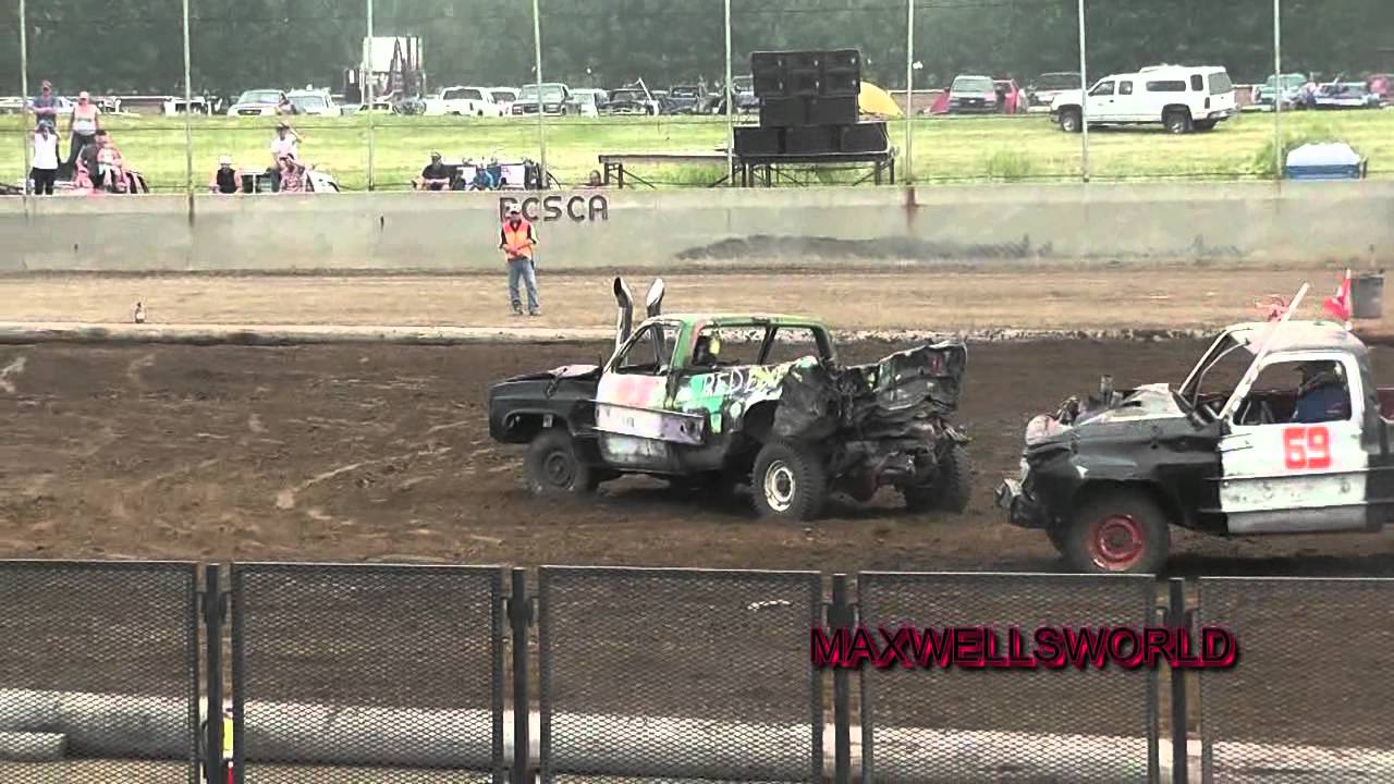 LLOYDMINSTER 2012 FULL SIZE TRUCKS DEMO DERBY maxwellsworld