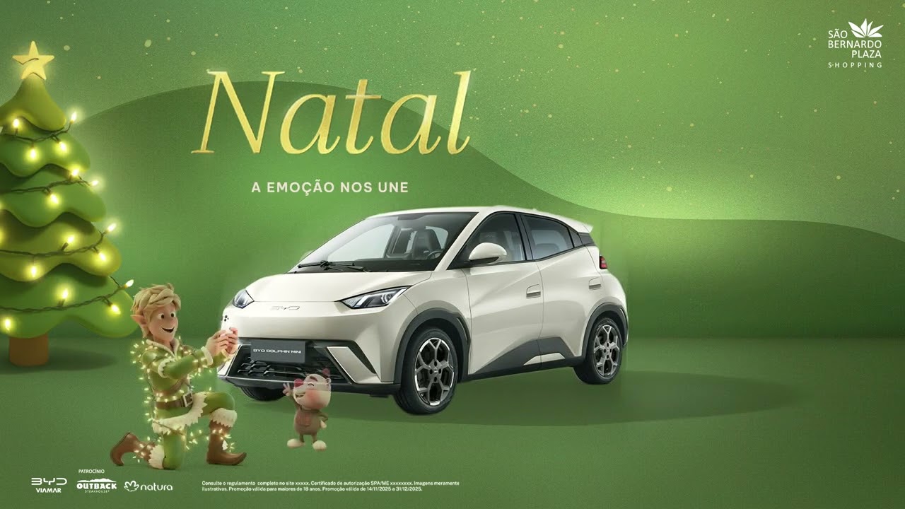 Quer ganhar um BYD Dolphin Mini?