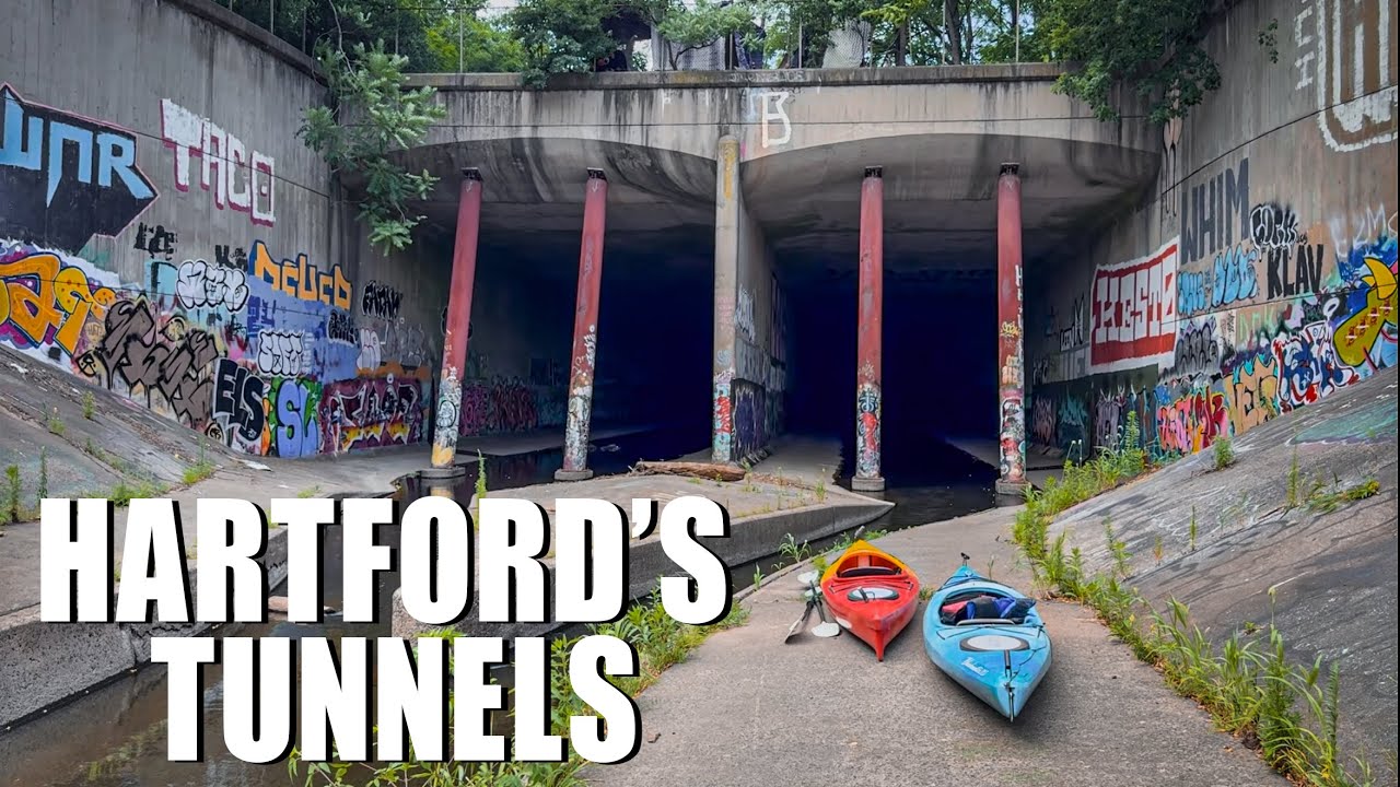 Kayaking Through the Secret Tunnels Beneath Hartford