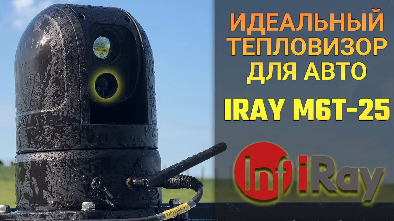 Тепловизор на 360 градусов! Тепловизионная камера iRay M6T-25 с лазерным дальномером для охоты!