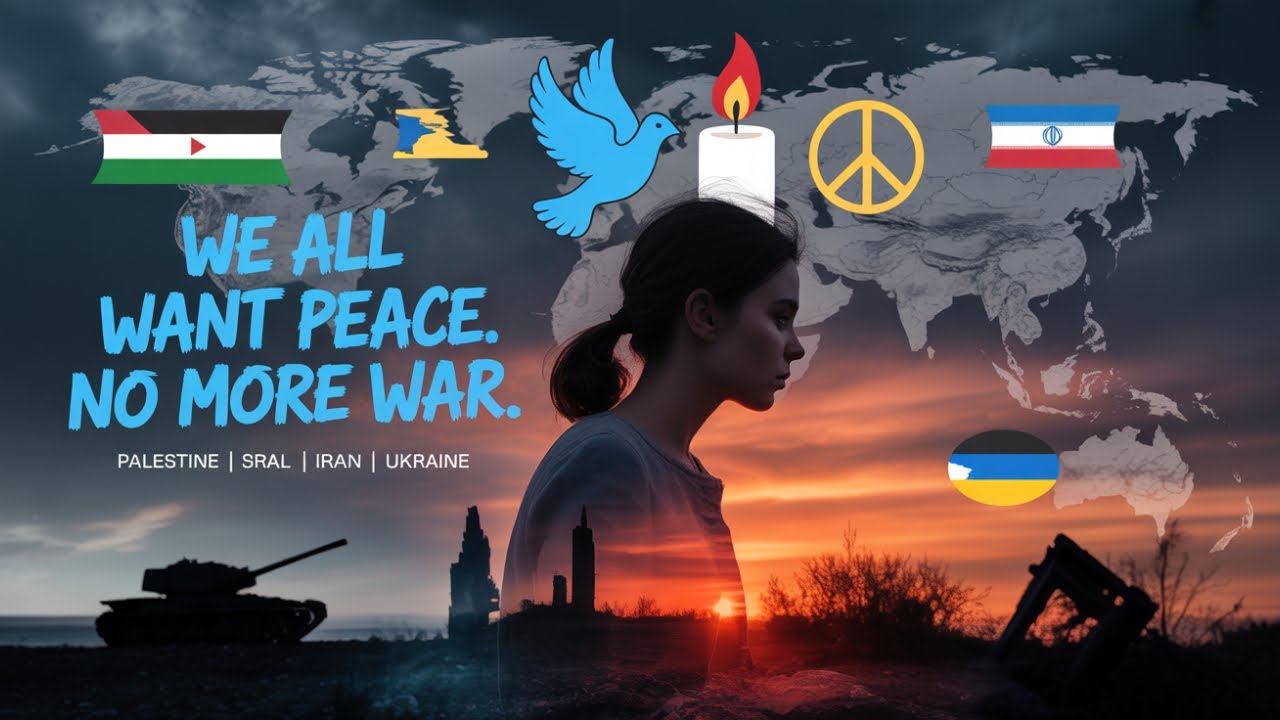 Powerful Peace Anthem 2025 | Stop War in Palestine, Israel, Iran & Ukraine