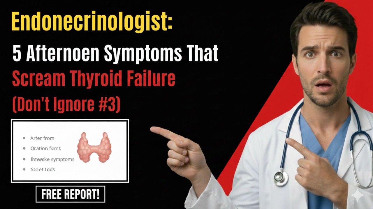 Endocrinologist: 5 Afternoon Symptoms That Scream Thyroid Failure (Don't Ignore #3)