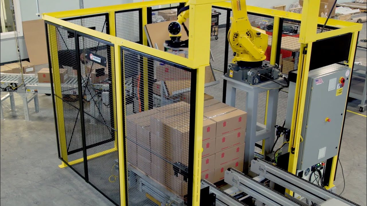 RPC-OU Standard Over/Under Palletizer from Pearson Packaging Systems