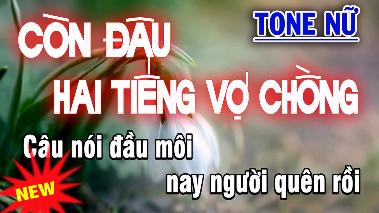 Còn Đâu Hai Tiếng Vợ Chồng Karaoke Tone Nữ - ST Vũ Duy Long