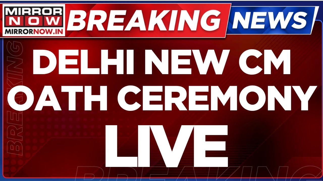 Delhi CM Oath Ceremony LIVE: Rekha Gupta Takes Oath as CM | Live from Ramlila Maidan | Delhi News