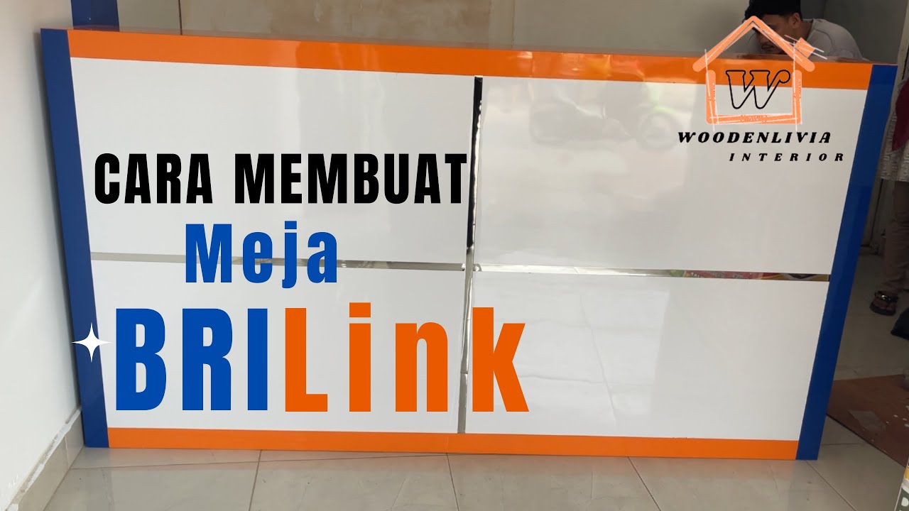 MEMBUAT MEJA BRILink FINISHING HPL