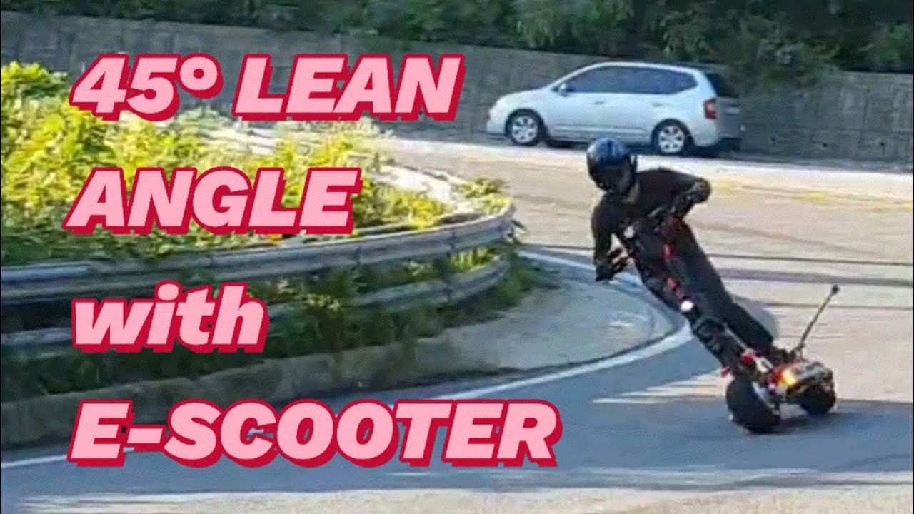 HUNTER QUAD the real GT machine : over 45° lean angle in high speed