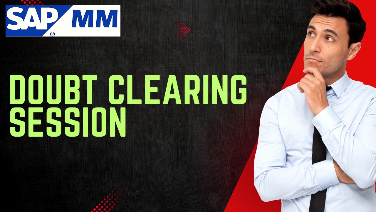SAP MM | Doubt Clearing Session