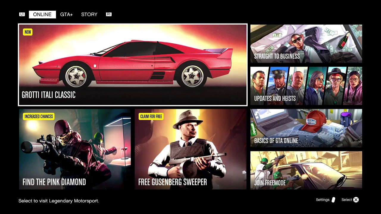 Grand Theft Auto Online Livestream PlayStation 5 gameplay